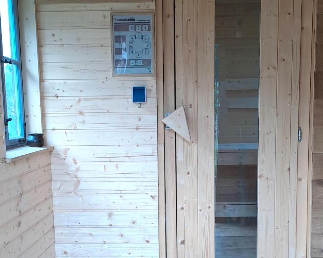 Ferienhaus Fergunna Direkt Am Kammweg Mit Sauna Marienberg Eksteriør bilde